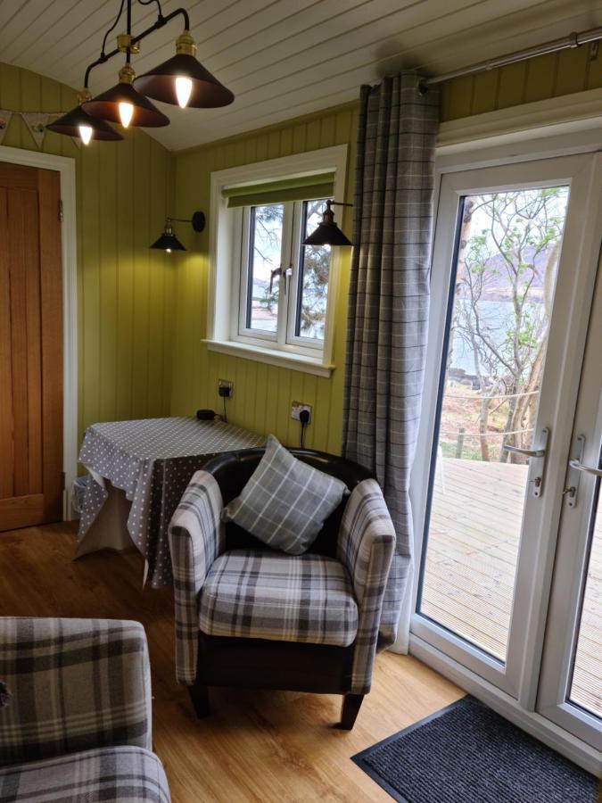 The Bay ,Luxury Shepherds Hut, Dundonnell Zewnętrze zdjęcie